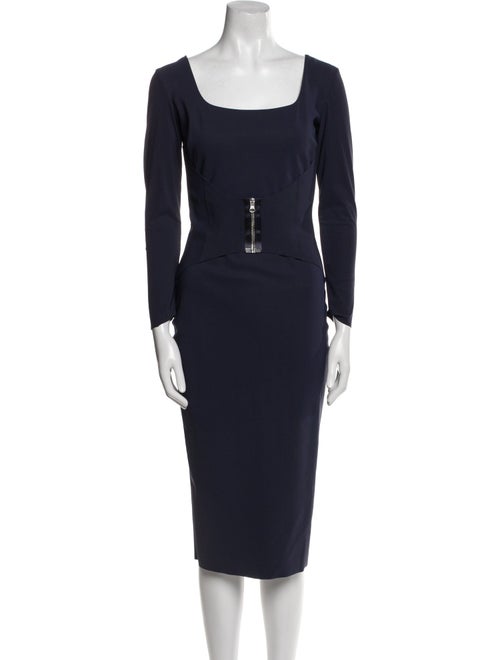 La Petite Robe di Chiara Boni Square Neckline Midi Length Dress