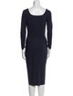 La Petite Robe di Chiara Boni Square Neckline Midi Length Dress