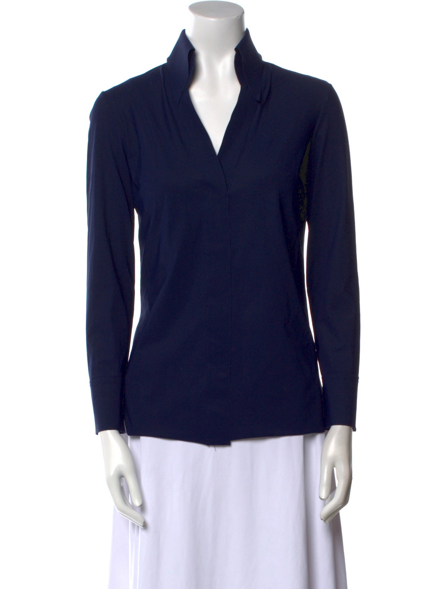 La Petite Robe di Chiara Boni V-Neck Long Sleeve Blouse