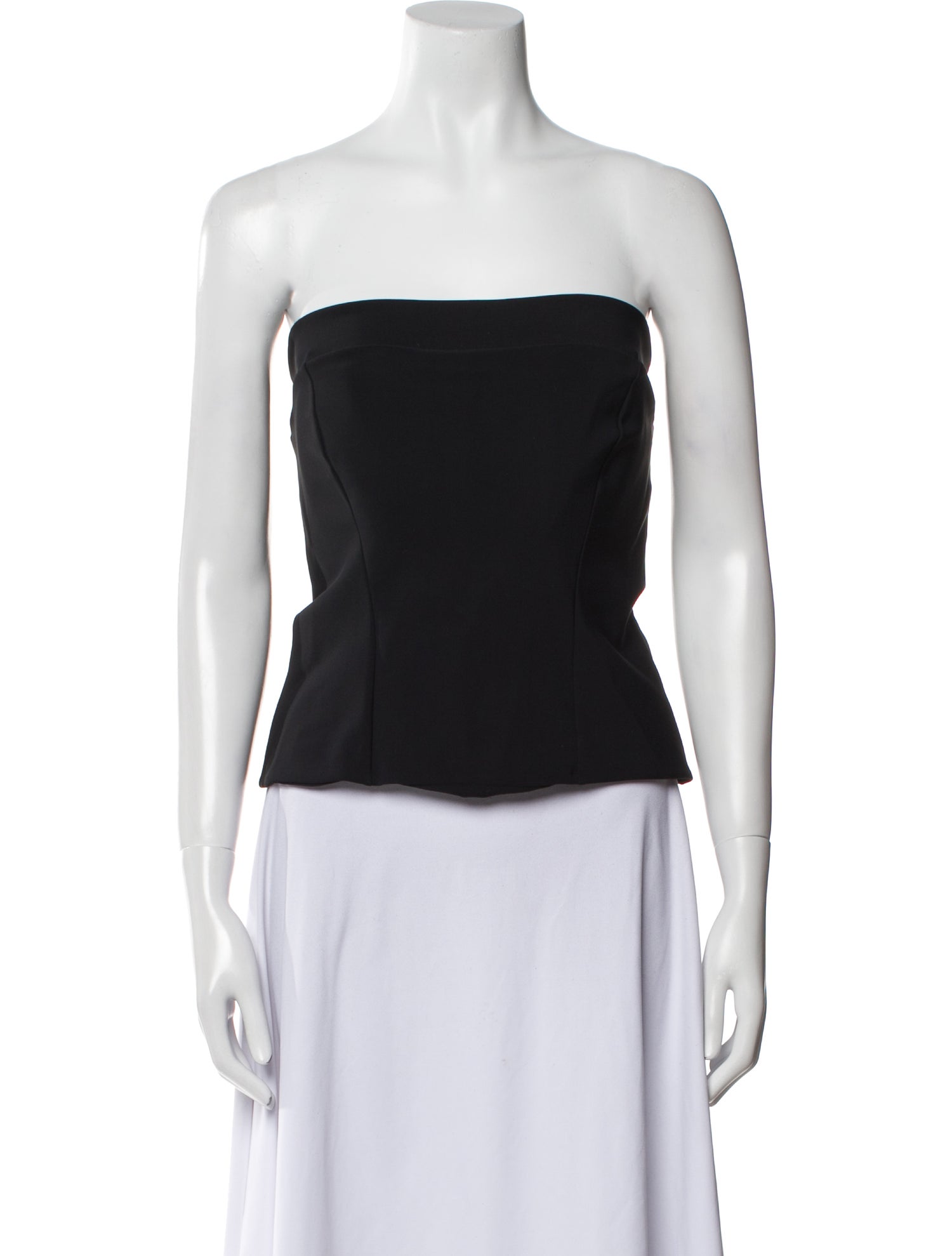 La Petite Robe di Chiara Boni Strapless Crop Top