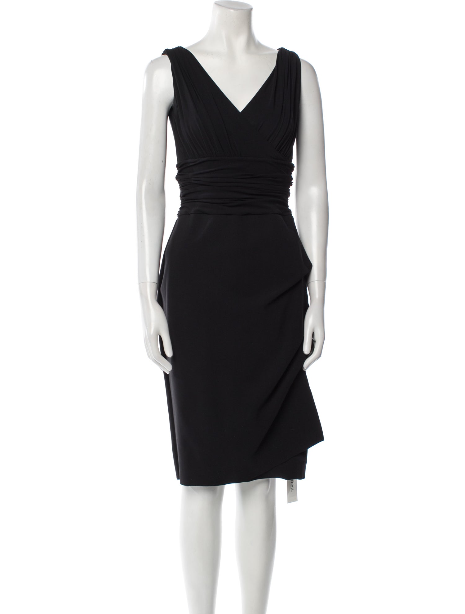 La Petite Robe di Chiara Boni V-Neck Knee-Length Dress