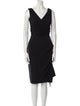 La Petite Robe di Chiara Boni V-Neck Knee-Length Dress