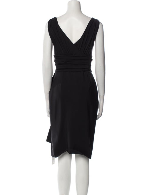 La Petite Robe di Chiara Boni V-Neck Knee-Length Dress