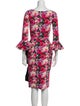 La Petite Robe di Chiara Boni Floral Print Knee-Length Dress
