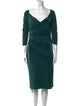 La Petite Robe di Chiara Boni Cowl Neck Midi Length Dress