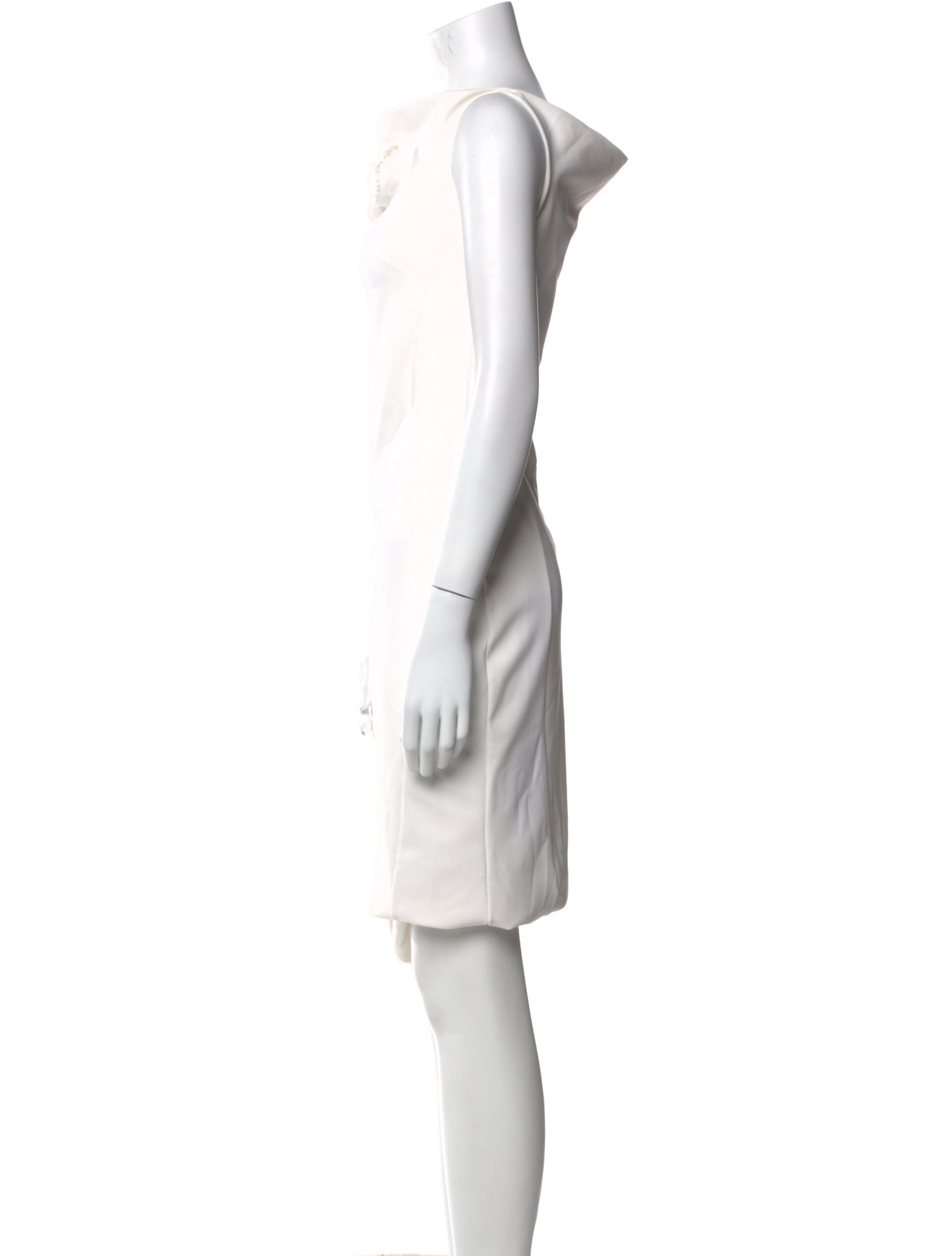 La Petite Robe di Chiara Boni Bateau Neckline Knee-Length Dress