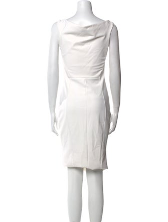 La Petite Robe di Chiara Boni Bateau Neckline Knee-Length Dress