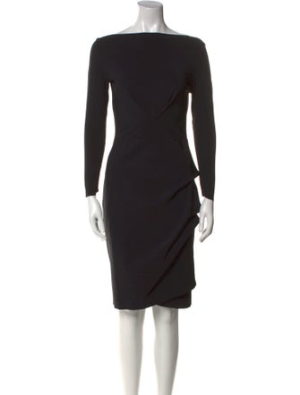 La Petite Robe di Chiara Boni Bateau Neckline Knee-Length Dress
