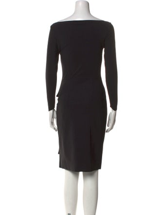La Petite Robe di Chiara Boni Bateau Neckline Knee-Length Dress