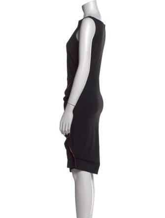 La Petite Robe di Chiara Boni Bateau Neckline Knee-Length Dress