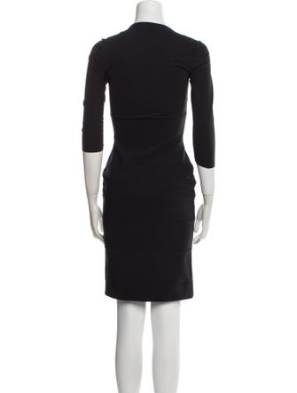 La Petite Robe di Chiara Boni Square Neckline Knee-Length Dress