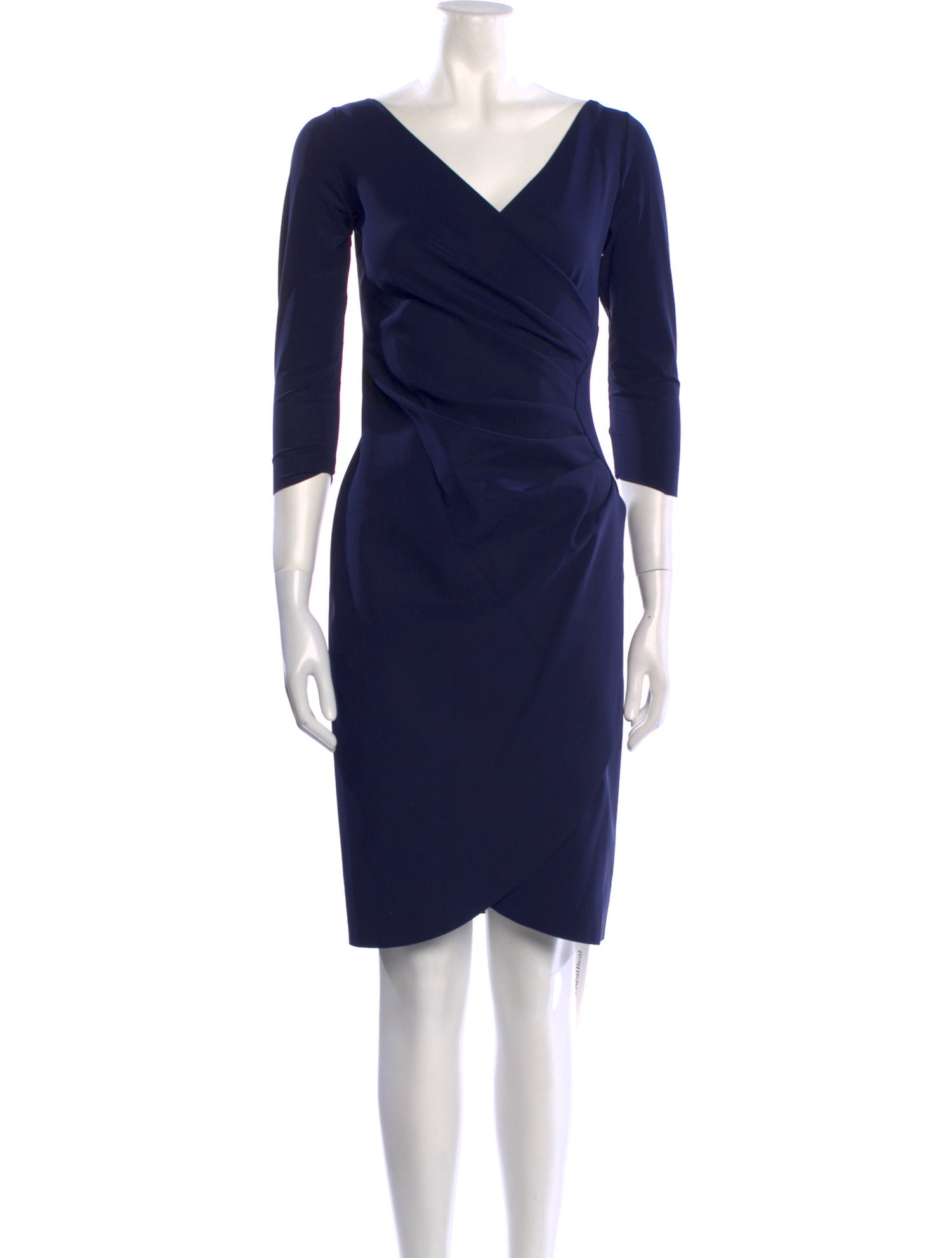 La Petite Robe di Chiara Boni V-Neck Knee-Length Dress