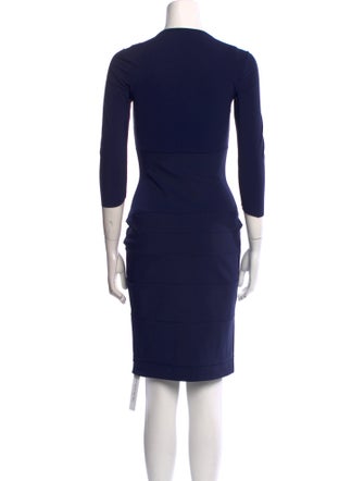 La Petite Robe di Chiara Boni Square Neckline Knee-Length Dress