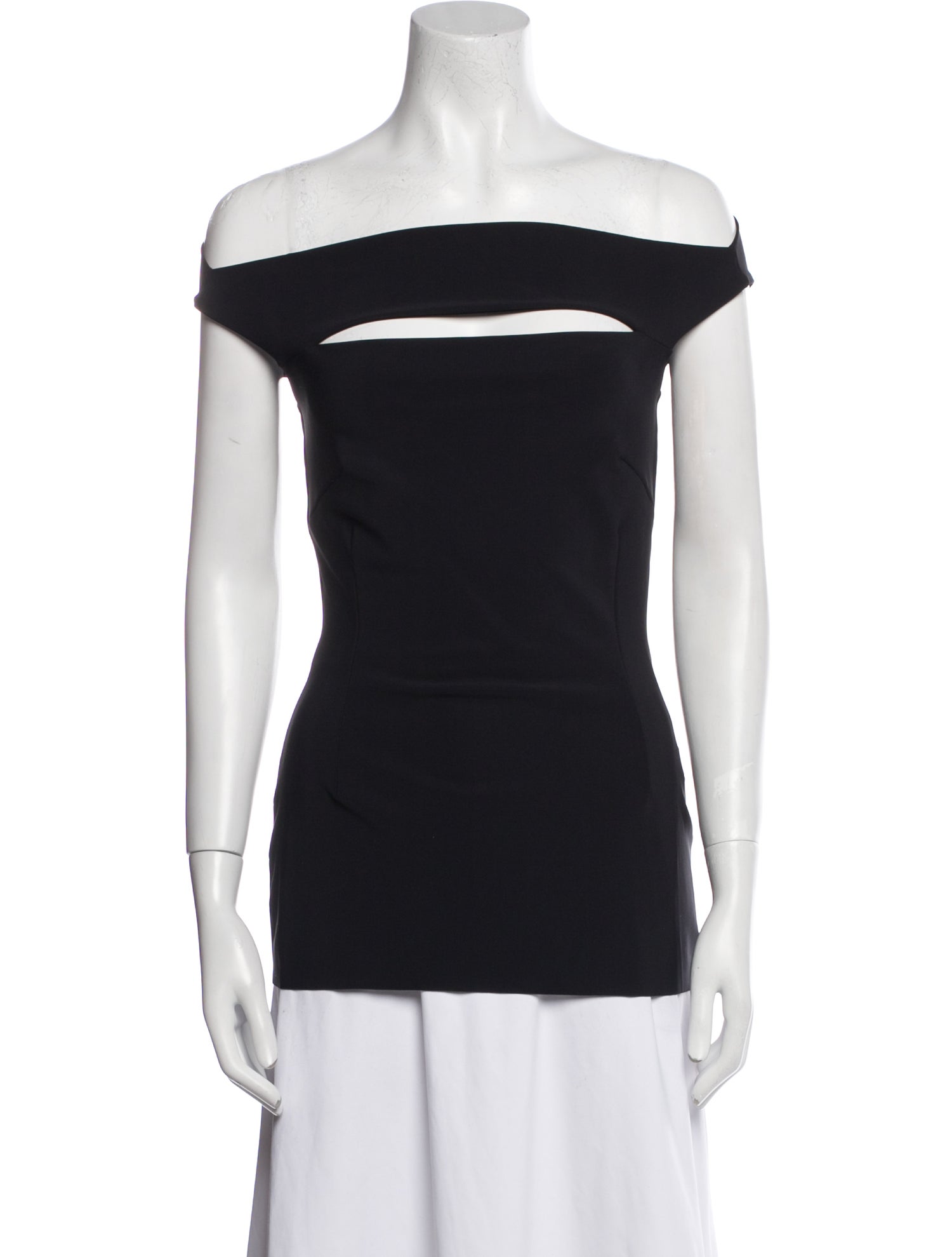 La Petite Robe di Chiara Boni Off-The-Shoulder Short Sleeve Top