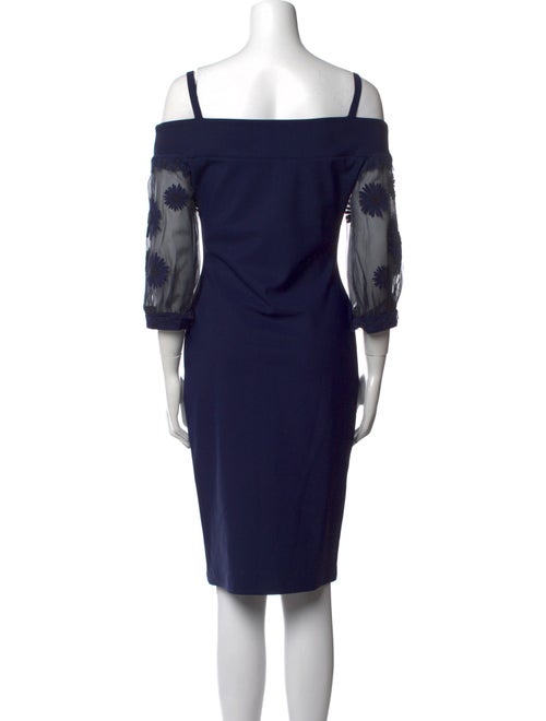 La Petite Robe di Chiara Boni Square Neckline Knee-Length Dress