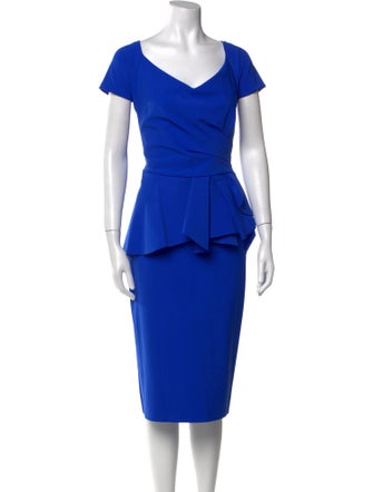 La Petite Robe di Chiara Boni V-Neck Midi Length Dress