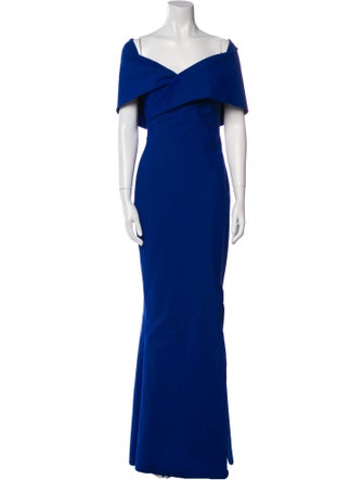 La Petite Robe di Chiara Boni Off-The-Shoulder Long Dress