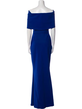 La Petite Robe di Chiara Boni Off-The-Shoulder Long Dress