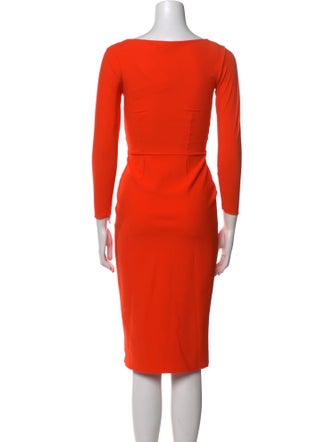 La Petite Robe di Chiara Boni V-Neck Midi Length Dress