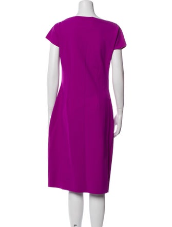 La Petite Robe di Chiara Boni V-Neck Knee-Length Dress