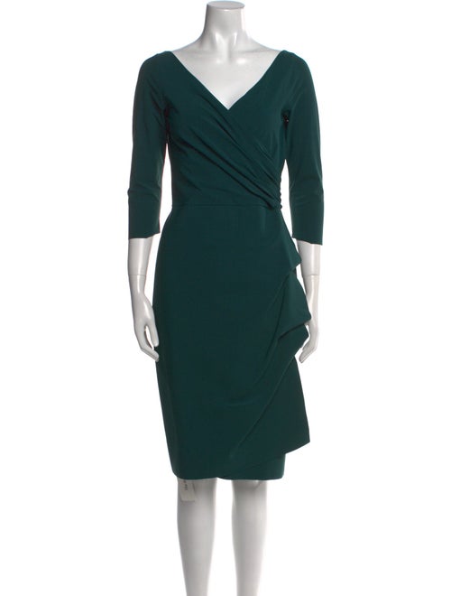 La Petite Robe di Chiara Boni V-Neck Knee-Length Dress