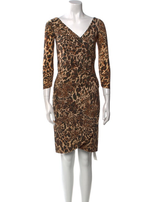 La Petite Robe di Chiara Boni Animal Print Mini Dress