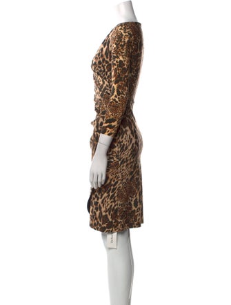 La Petite Robe di Chiara Boni Animal Print Mini Dress