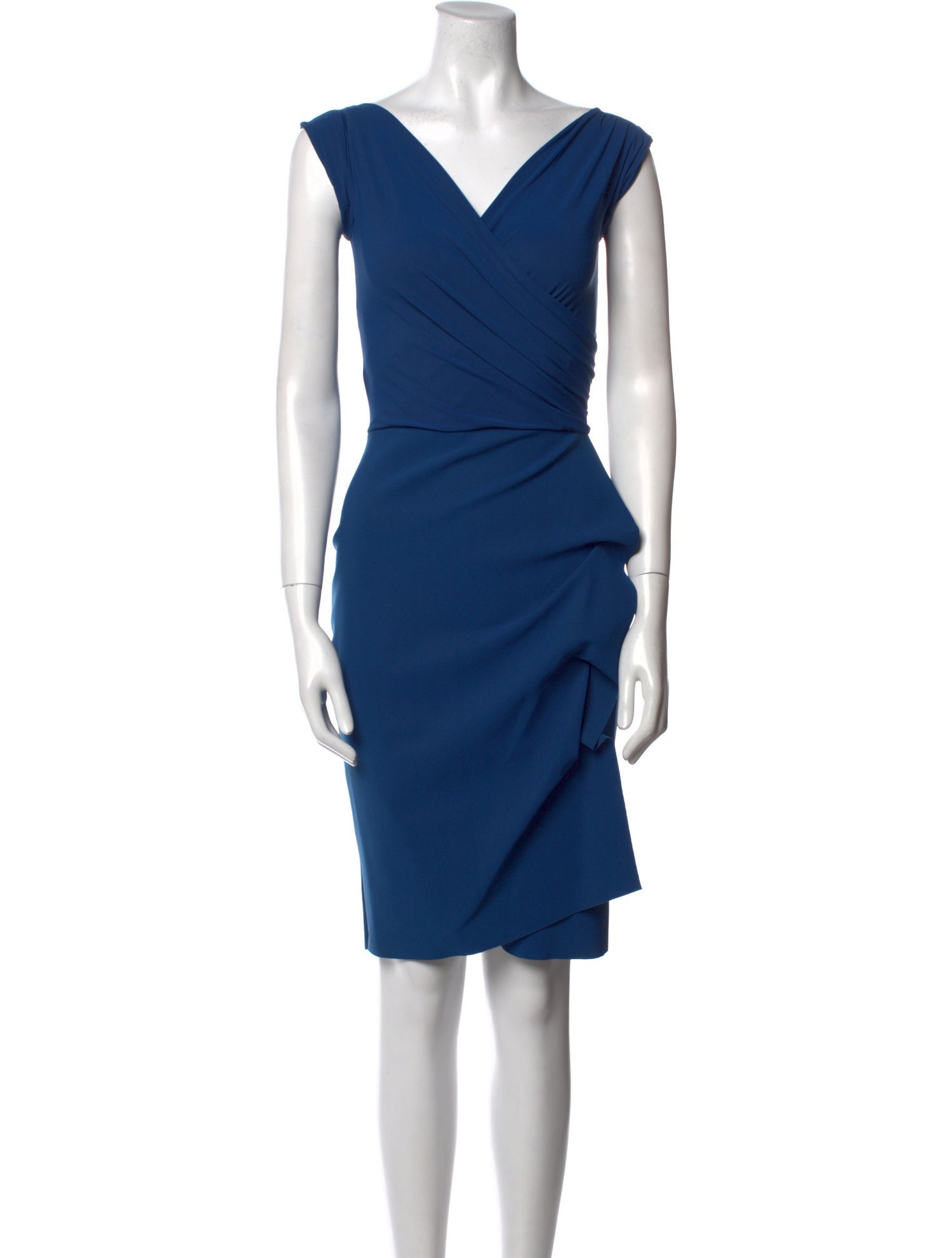 La Petite Robe di Chiara Boni V-Neck Knee-Length Dress