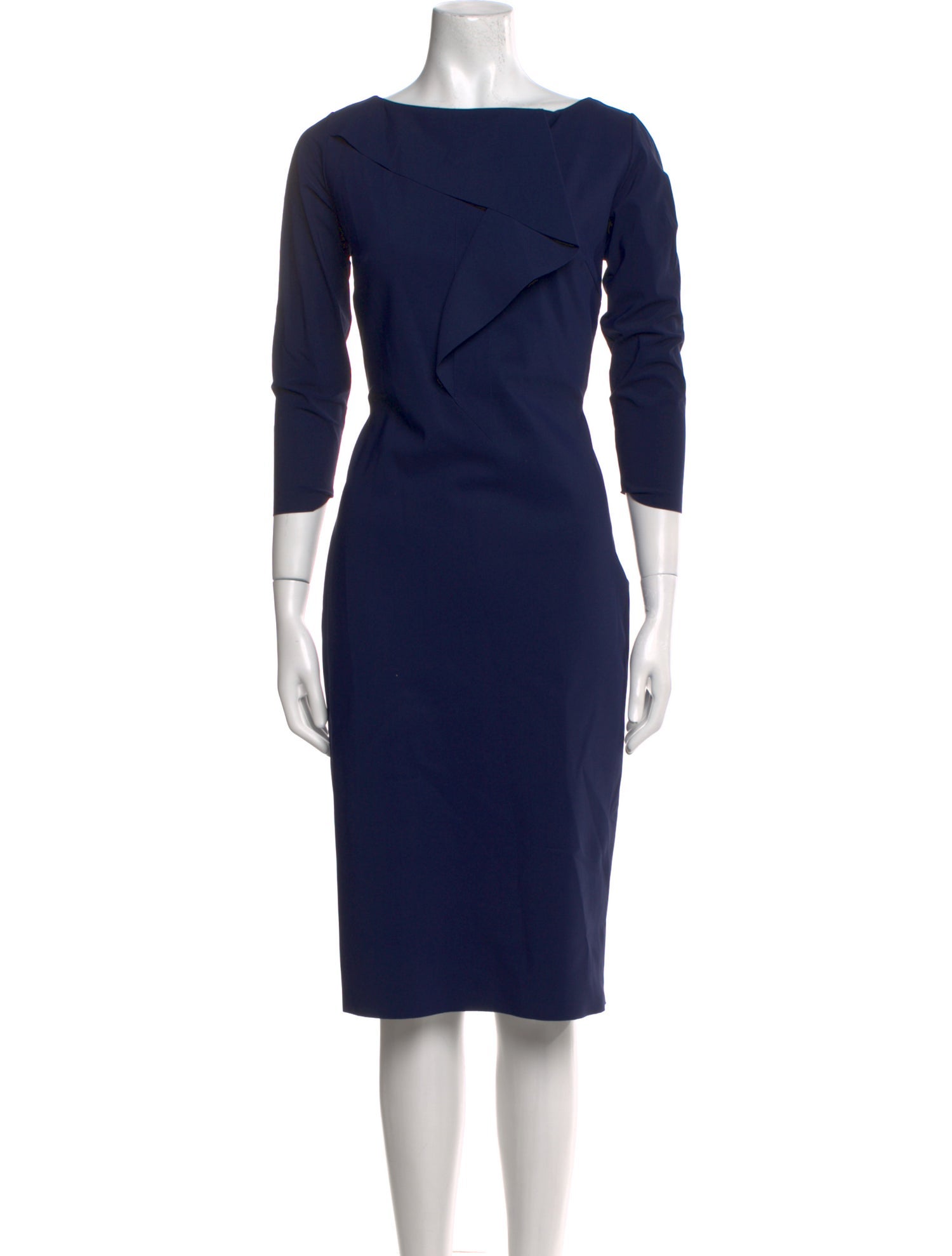 La Petite Robe di Chiara Boni Bateau Neckline Midi Length Dress