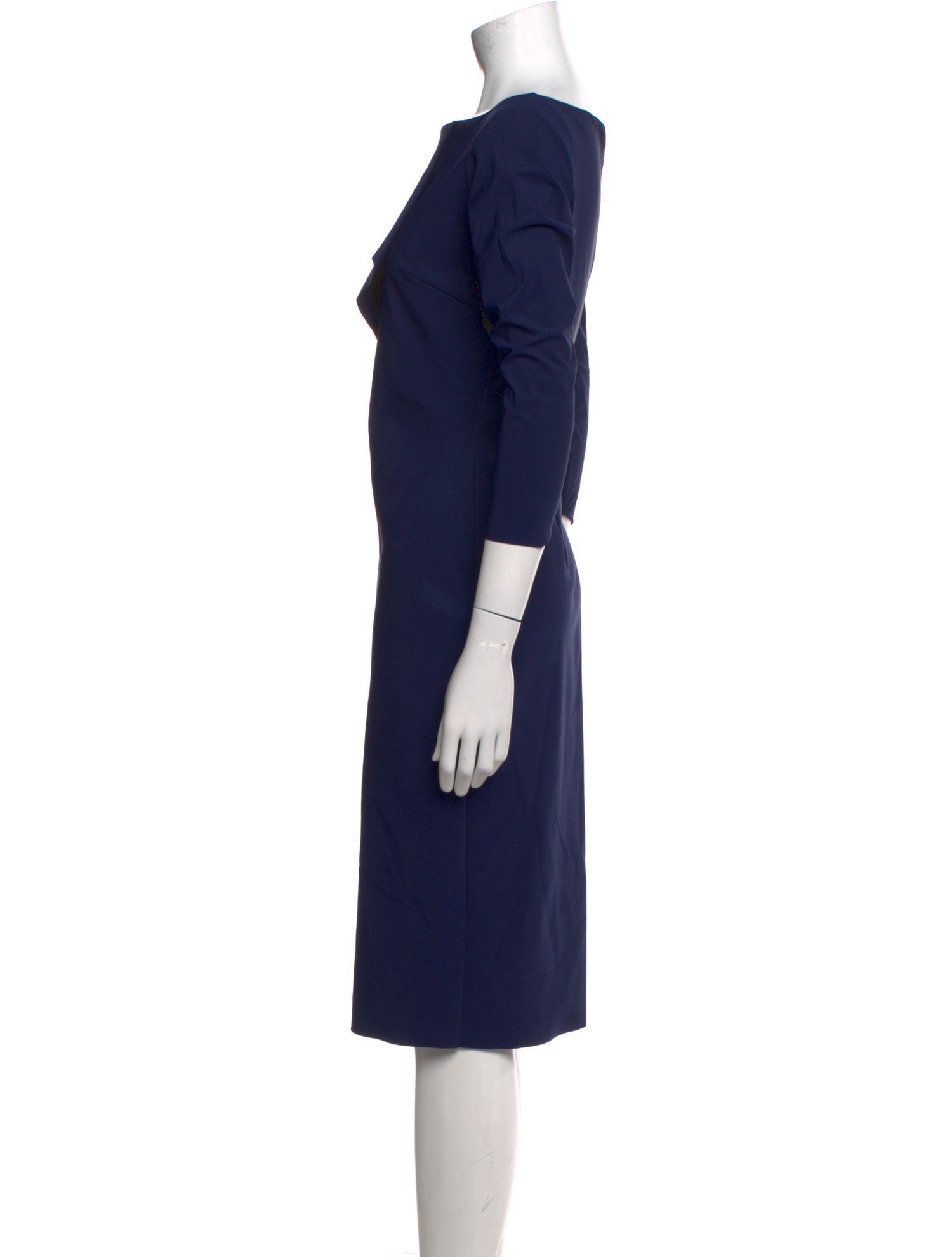 La Petite Robe di Chiara Boni Bateau Neckline Midi Length Dress