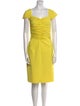 La Petite Robe di Chiara Boni Square Neckline Knee-Length Dress