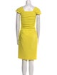 La Petite Robe di Chiara Boni Square Neckline Knee-Length Dress