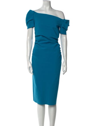 La Petite Robe di Chiara Boni Off-The-Shoulder Knee-Length Dress