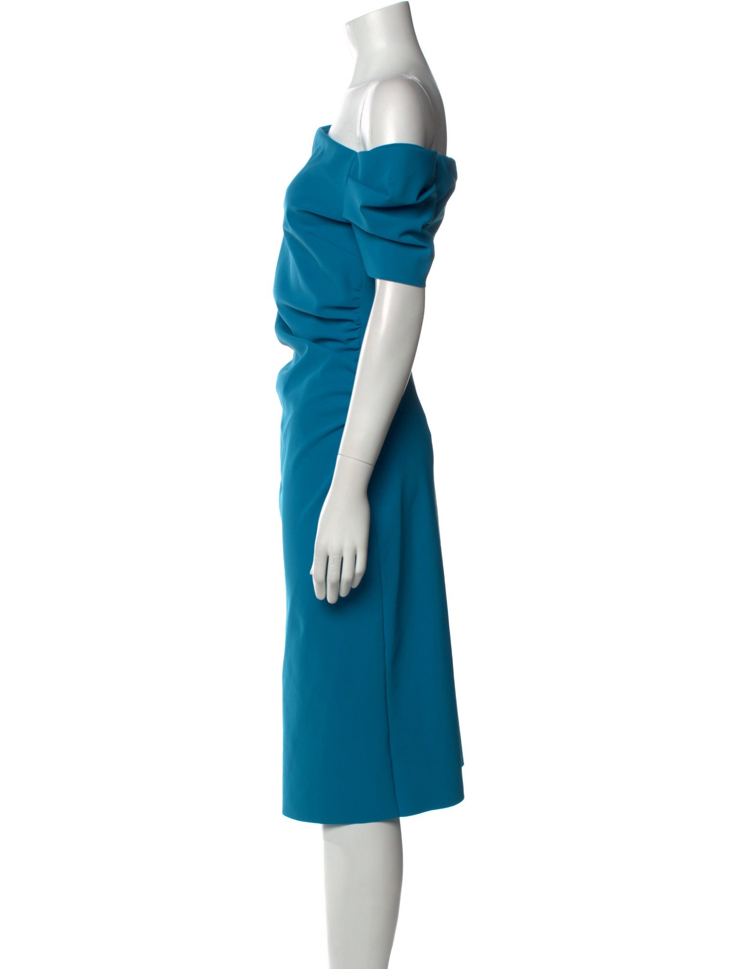 La Petite Robe di Chiara Boni Off-The-Shoulder Knee-Length Dress