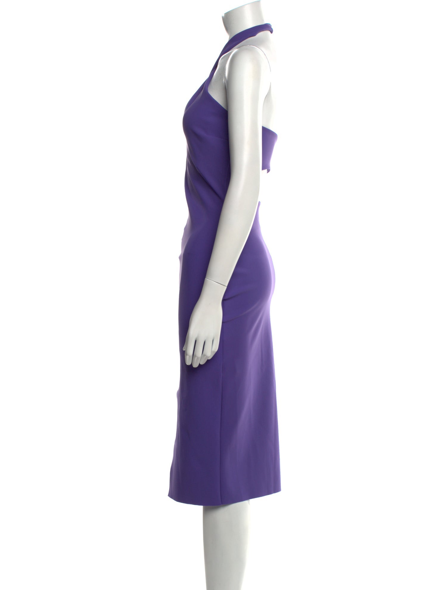 La Petite Robe di Chiara Boni Halterneck Midi Length Dress w/ Tags