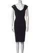 La Petite Robe di Chiara Boni V-Neck Knee-Length Dress