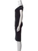 La Petite Robe di Chiara Boni V-Neck Knee-Length Dress