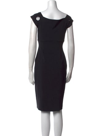 La Petite Robe di Chiara Boni V-Neck Knee-Length Dress