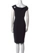 La Petite Robe di Chiara Boni V-Neck Knee-Length Dress
