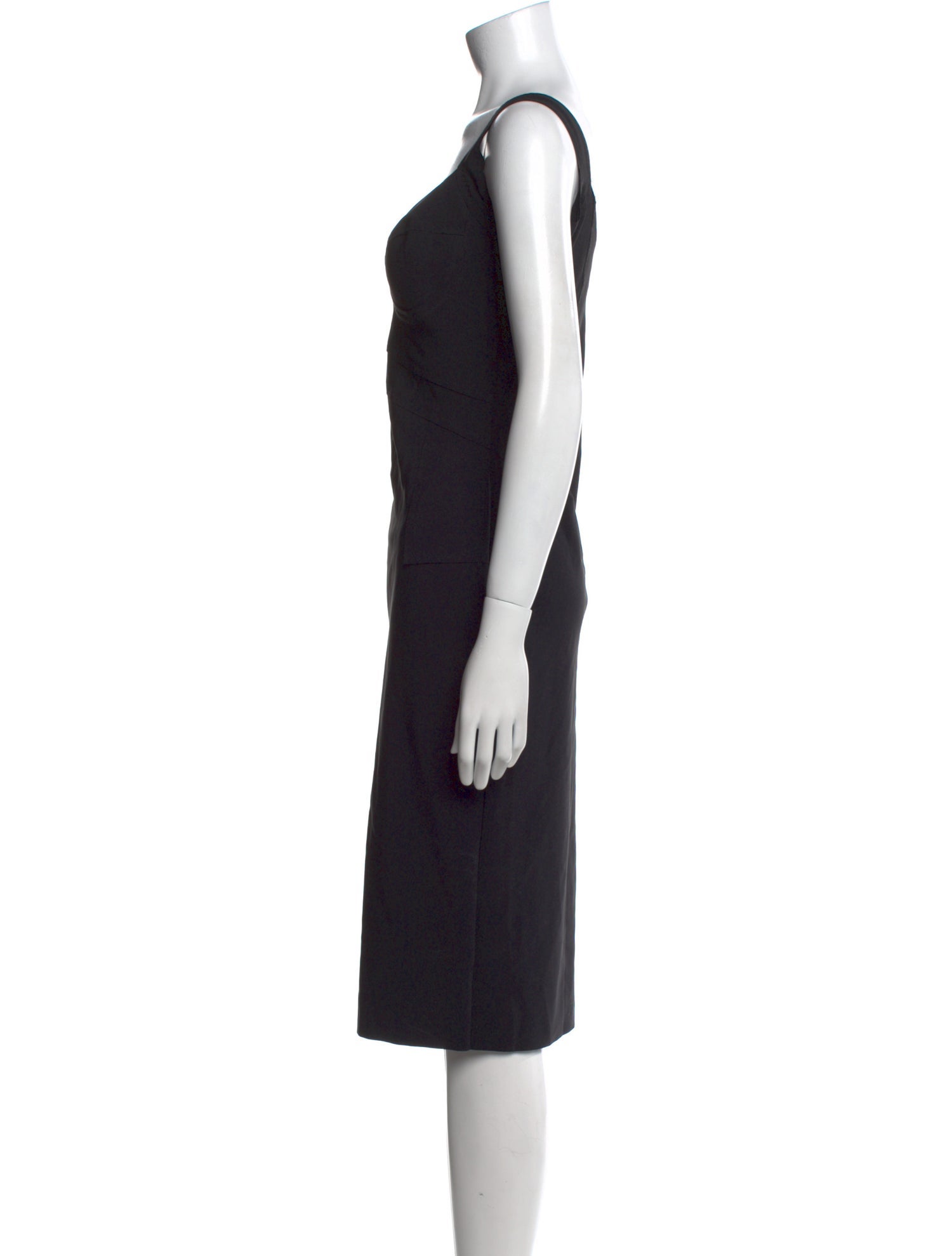 La Petite Robe di Chiara Boni V-Neck Knee-Length Dress