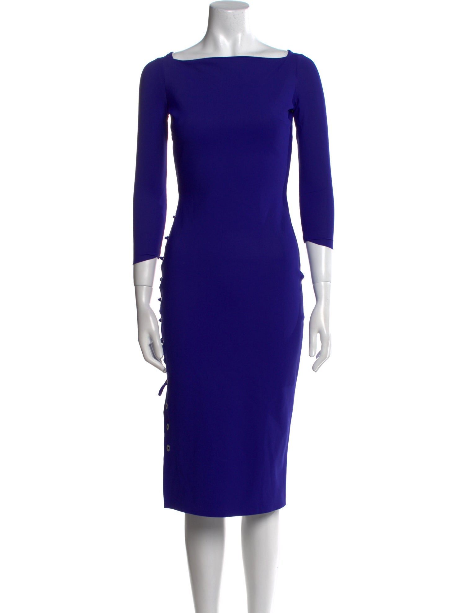 La Petite Robe di Chiara Boni Bateau Neckline Midi Length Dress