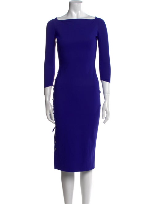 La Petite Robe di Chiara Boni Bateau Neckline Midi Length Dress