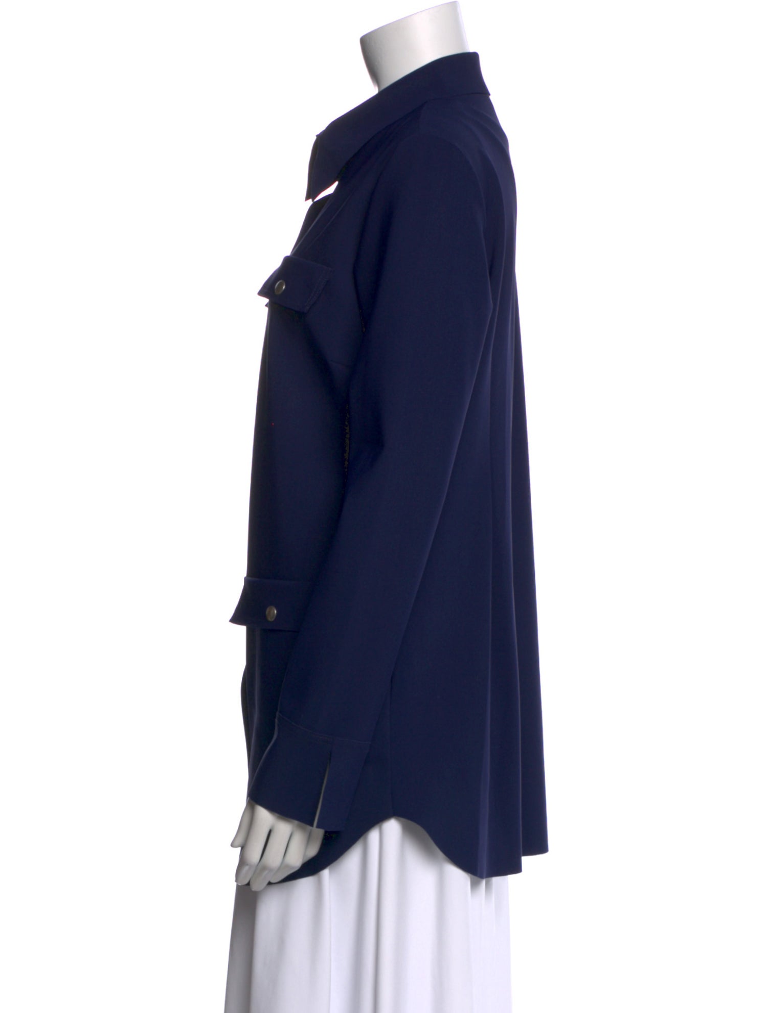 La Petite Robe di Chiara Boni Long Sleeve Button-Up Top