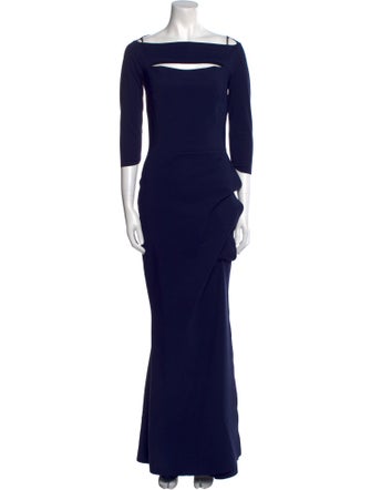 La Petite Robe di Chiara Boni Bateau Neckline Long Dress
