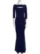 La Petite Robe di Chiara Boni Bateau Neckline Long Dress