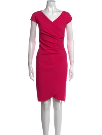 La Petite Robe di Chiara Boni V-Neck Knee-Length Dress