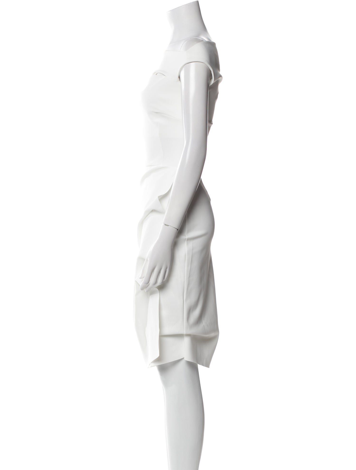 La Petite Robe di Chiara Boni Off-The-Shoulder Knee-Length Dress