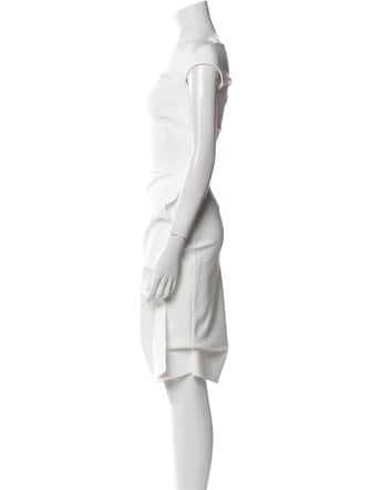 La Petite Robe di Chiara Boni Off-The-Shoulder Knee-Length Dress