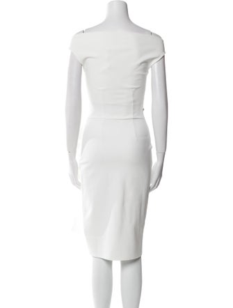 La Petite Robe di Chiara Boni Off-The-Shoulder Knee-Length Dress