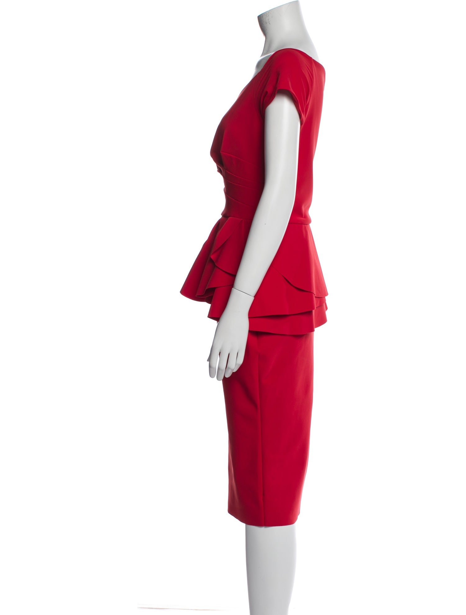 La Petite Robe di Chiara Boni Cowl Neck Midi Length Dress